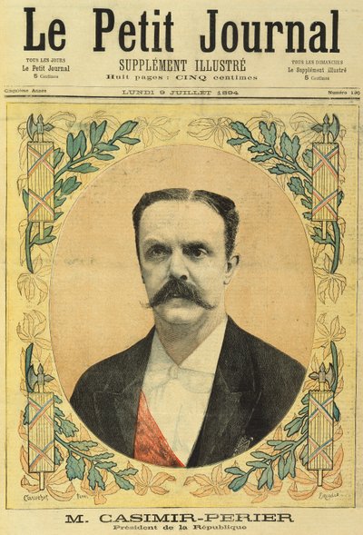 Monsieur Jean Casimir-Perier (1847-1907) from Le Petit Journal, 9th July 1894 by Fortune Louis Meaulle