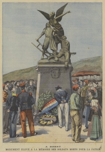 Monument Erected in Brest in Memory of French Soldiers Who Gave Their Lives for the Nation by Fortune Louis Meaulle