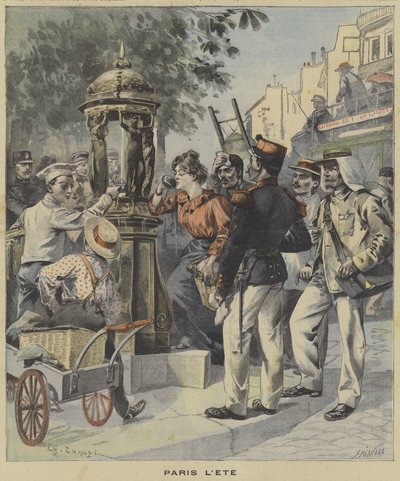 Paris in Summer by Fortune Louis Meaulle