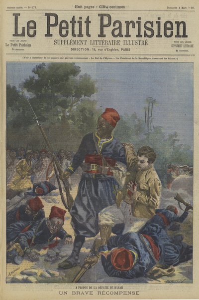 The defeat of Rabah: recompense for a brave man by Fortune Louis Meaulle