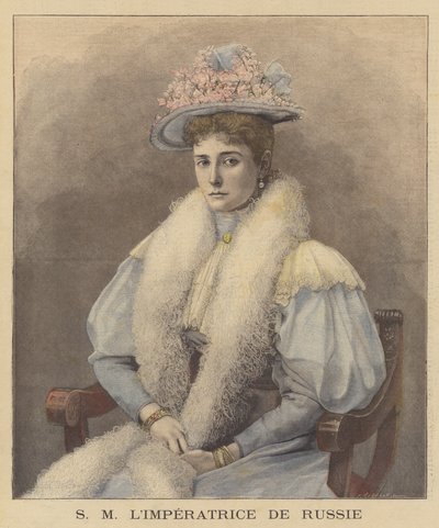 Tsarina Alexandra of Russia by Fortune Louis Meaulle