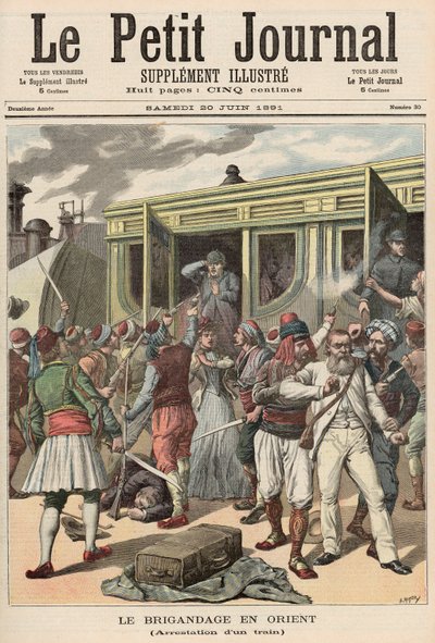 Bandits in the Orient: Arrests on a Train, from 