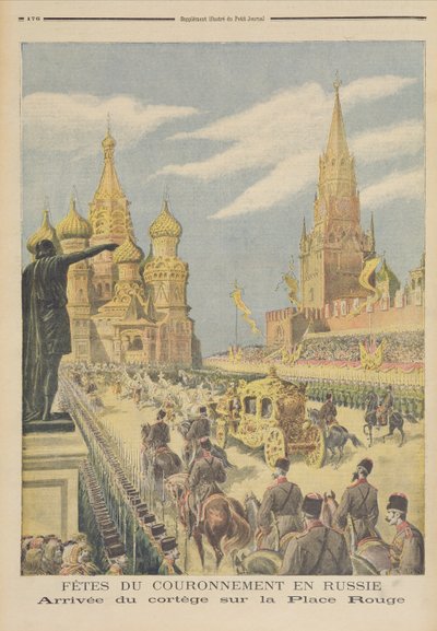 Celebration for the Coronation of Tsar Nicolas II, Arrival of the Cortege in Red Square, from 