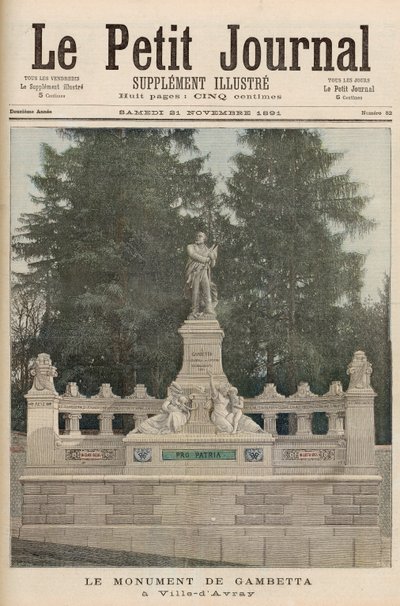 Monument to Gambetta at Ville-d