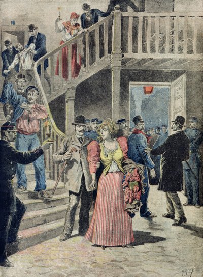 The Arrest of Prostitutes in Parisian Hotels, from 