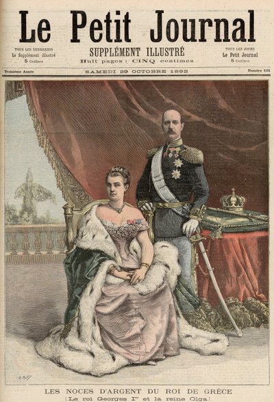 The Silver Wedding Anniversary of the King of Greece, from 