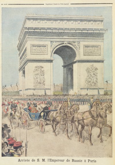 Tsar Nicolas II in Paris, from 