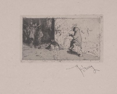 A Street in Seville by Fortuny y Carbó