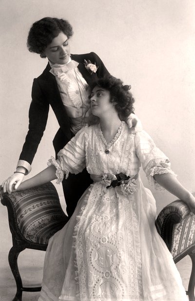 Lily Elsie and Adrienne Augarde, English actresses by Foulsham and Banfield