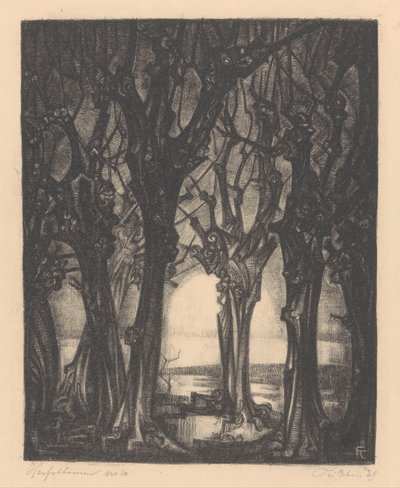 Autumn Trees by Fré Cohen (signed by artist)