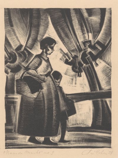 To the Market by Fré Cohen (signed by artist)