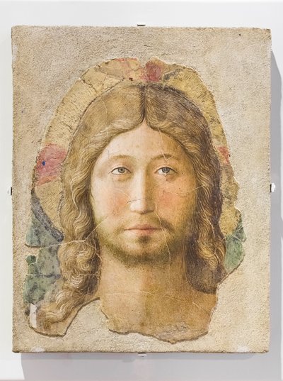 Head of Christ, mid 15th century by Fra (c.1387 1455) Angelico