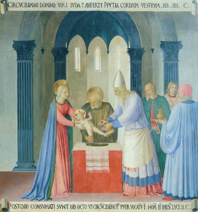 Circumcision of Jesus, panel from the Armadio degli Argenti (Silver Chest) by Fra (c.1387 1455) Angelico