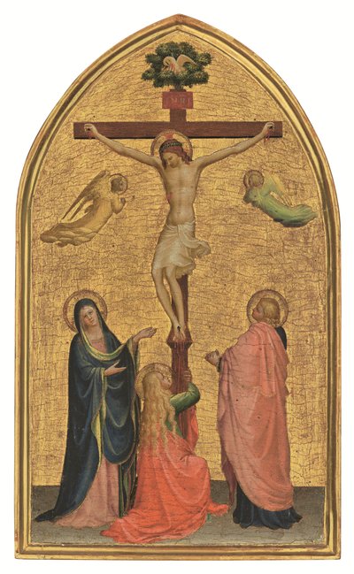 The Crucifixion with the Virgin, Saint John the Baptist and the Magdalen by Fra (c.1387 1455) Angelico