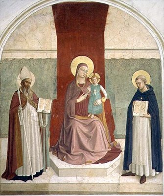 The Virgin and Child Enthroned with SS. Zenobius and Thomas by Fra (c.1387 1455) Angelico