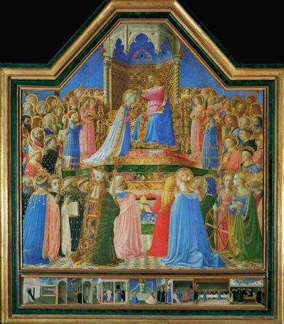 The Coronation of the Virgin by Fra (c.1387-1455) Angelico