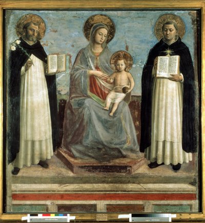 The Virgin and the Child with Sts Dominic and Thomas Aquinas by Fra (c.1387 1455) Angelico