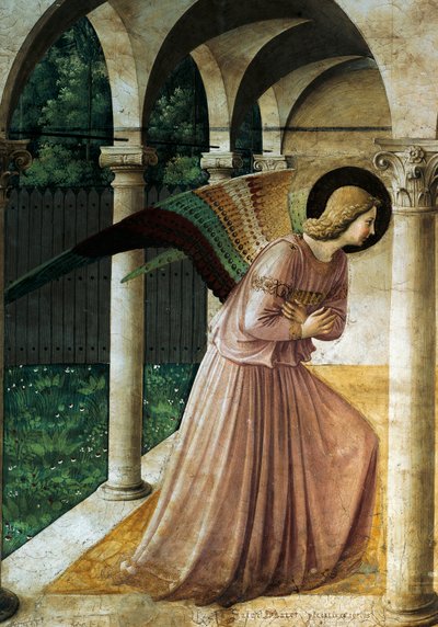 Annunciation by Fra Angelico (detail) by Fra (c.1387 1455) Angelico