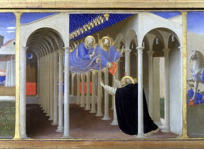Appearance of St. Peter and St. Paul in St. Dominica by Fra  Angelico