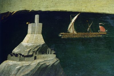 Boat (detail) by Fra (c.1387 1455) Angelico