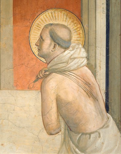Christ at Column, Virgin and Figure of Penitent Dominican Saint by Fra (c.1387 1455) Angelico