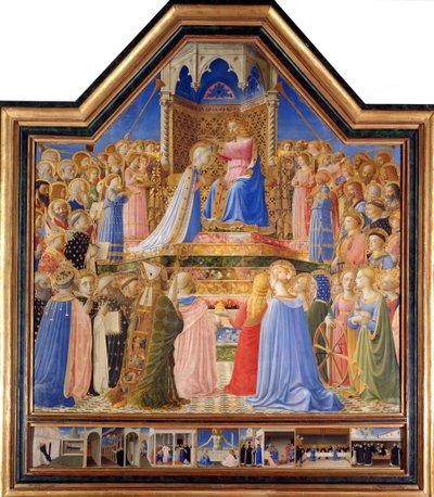 The Coronation of the Virgin by Fra  Angelico