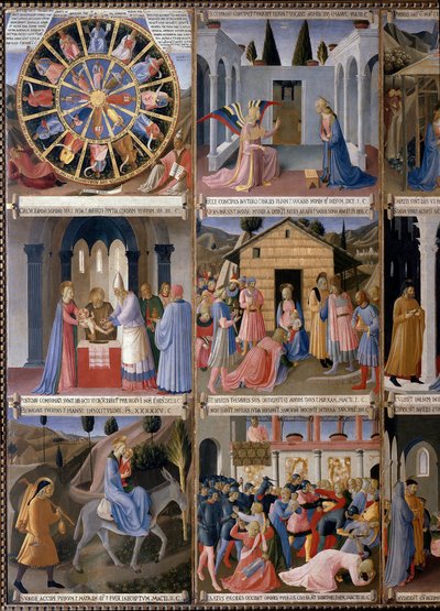 Life of Christ, Armadio degli Argenti by Fra  Angelico