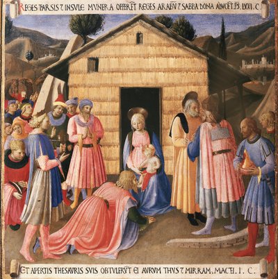 Life of Christ: The Adoration of the Magi by Fra  Angelico
