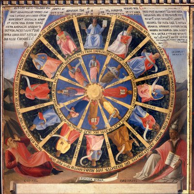 Life of Christ: The Vision of Ezechiel by Fra  Angelico