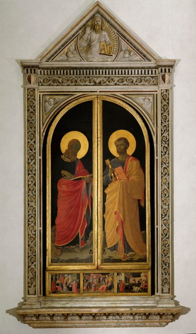 Liniers altarpiece: St. Peter and St. Mark by Fra  Angelico
