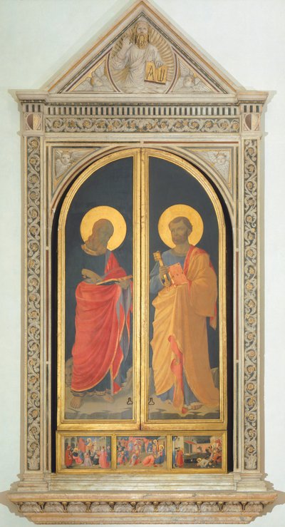Liniers altarpiece: St. Peter and St. Mark by Fra  Angelico