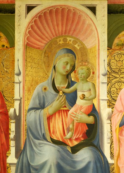 Madonna and Child (detail) by Fra (c.1387 1455) Angelico