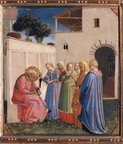 Naming of St John the Baptist by Fra  Angelico