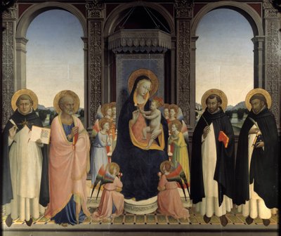 Polyptych of Saint Dominic by Fra  Angelico
