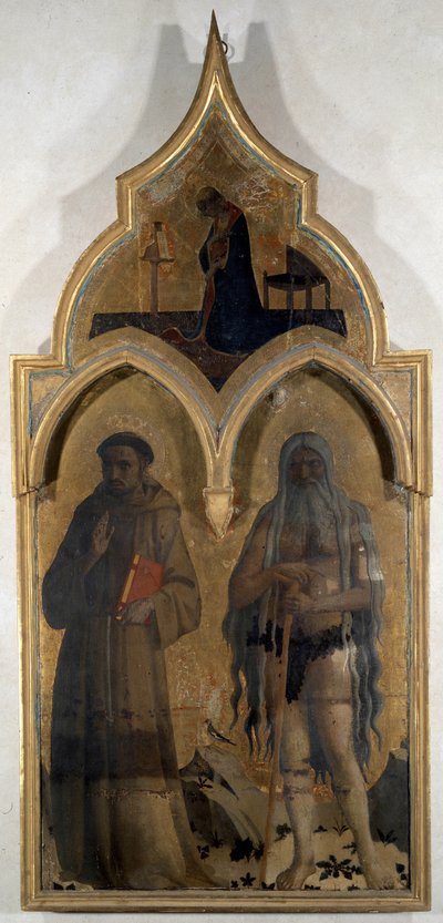 Tabernacle Door of the Holy Trinity (Santa Trinita) by Fra  Angelico