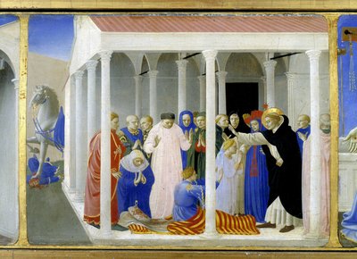 Saint Dominica resurrecting Napoleone Orsini - (detail) of the 