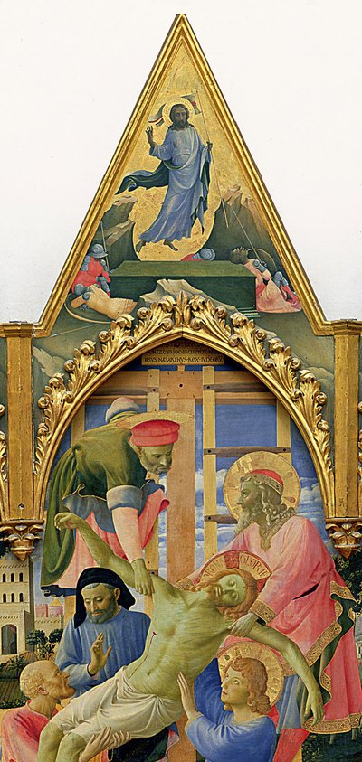 Santa Trinita Altarpiece (detail) by Fra  Angelico