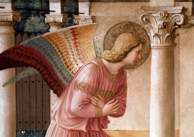 The Annunciation (detail) by Fra  Angelico
