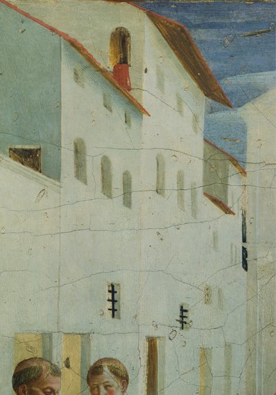 The Burial of Saints Cosmas and Damian, Predella Pictures Depicting the Story of Saint Cosmas and Saint Damian of San Marco Altarpiece, circa 1443, by Fra Angelico by Fra (c.1387 1455) Angelico