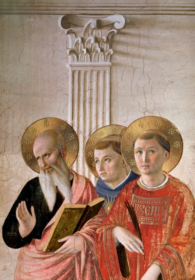 The Madonna of Shadows (detail) by Fra  Angelico