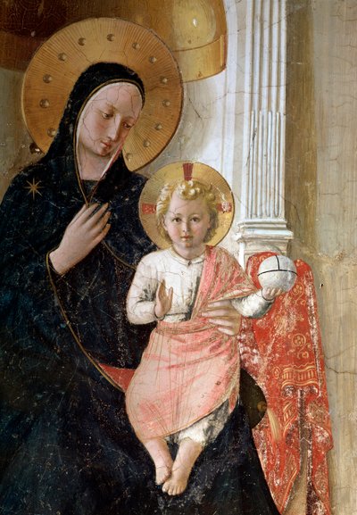 The Madonna of Shadows (Detail) by Fra  Angelico