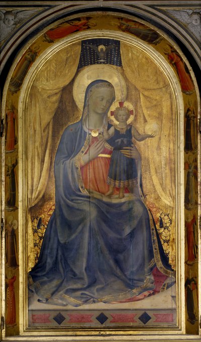 The Virgin and Child or Tabernacle of the Liniers (Altarpiece) by Fra  Angelico