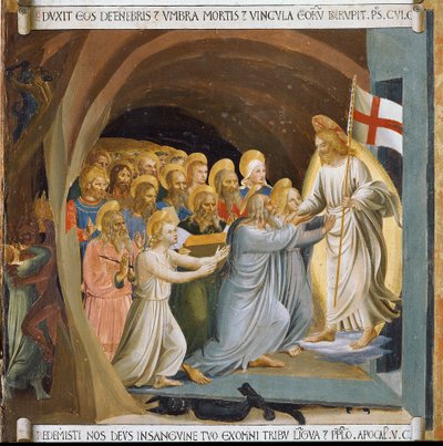The Descent of Christ into Limbo. Life of Christ, Armadio degli Argenti by Fra  Angelico