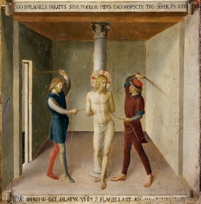 The Flogging (detail) by Fra  Angelico