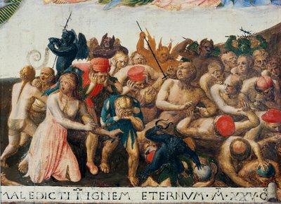 The Last Judgment. Life of Christ, Armadio degli Argenti by Fra  Angelico