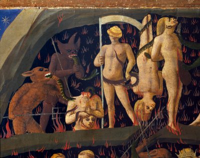The Last Judgment: The Damned Driven by Demons to the Underworld by Fra  Angelico