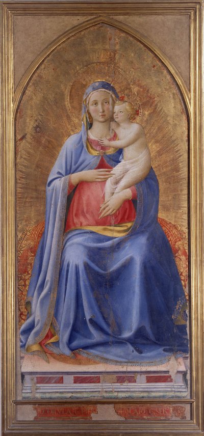 The Virgin with Child by Fra  Angelico