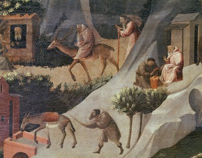 The Work of the Monks, (detail) by Fra (c.1387 1455) Angelico
