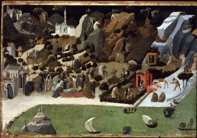 Scenes from the Lives of the Desert Fathers (Thebaid) by Fra (c.1387 1455) Angelico
