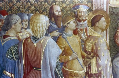 The Condemnation of St Lawrence by the Emperor Valerian by Fra (c.1400 55) Angelico
